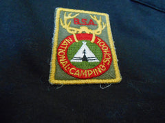 National Camping School Pocket Patch