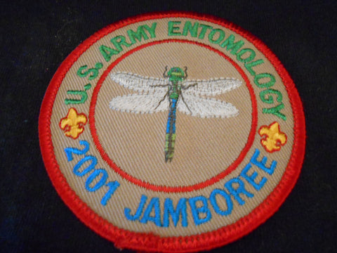 2001 National Jamboree US Army Entomology Pocket Patch