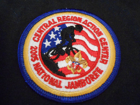 2005 National Jamboree Central Region Action Center Pocket Patch