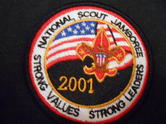 2001 Nation Jamboree black border pocket patch