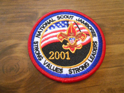 2001 National Jamboree red border pocket patch