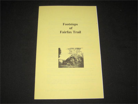 Footsteps of Fairfax Trail, Historical Trail, Guidebook
