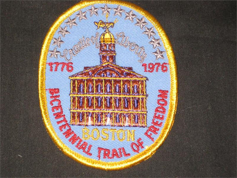 Boston Bicentennial Trail of Freedom Pocket Patch